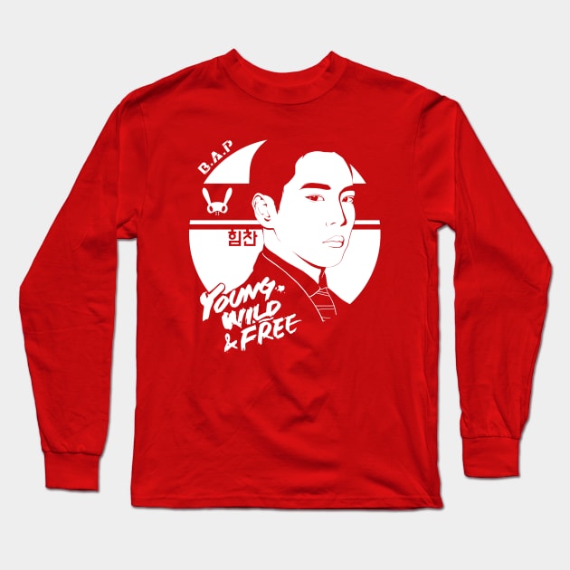 B.A.P Himchan - YWF Long Sleeve T-Shirt by JO_D_D